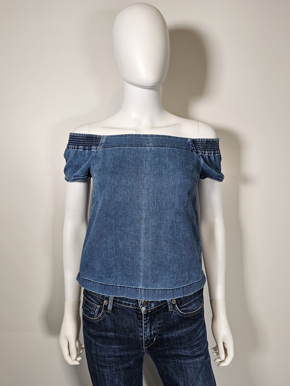Wilfred Aritzia Denim Blouse Sz XXS